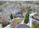 Aerial view of house and surrounding neighborhood in winter at 7801 Windswept Way, Douglasville, GA 30135