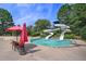 Fun waterpark with two twisting water slides at 928 Buckhorn Bnd, Locust Grove, GA 30248
