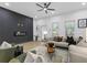 Bright living area featuring a stylish sofa and accent chairs at 2438 2Nd Nw St, Atlanta, GA 30318