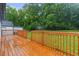 Large wooden deck provides ample space for outdoor entertaining and relaxation at 639 Ozburn, Atlanta, GA 30318