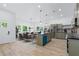 Bright and airy open-concept living space with modern finishes and wood floors at 639 Ozburn, Atlanta, GA 30318