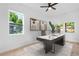 Modern office with stylish desk, natural light, and calming decor at 639 Ozburn, Atlanta, GA 30318