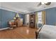 Bedroom with hardwood floors, neutral walls, and ample closet space at 105 Jefferson Ne Cir, Atlanta, GA 30328