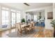 Open concept dining room with a view into the kitchen at 1870 Vigo Ne St, Atlanta, GA 30307