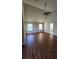 Spacious main bedroom with high ceilings, hardwood floors and ceiling fan at 416 Culloden Moor Dr, Mcdonough, GA 30253