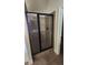 Shower stall with glass enclosure at 416 Culloden Moor Dr, Mcdonough, GA 30253