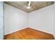 Spacious bedroom with hardwood floors and ceiling fan at 563 Memorial Se Dr # 405, Atlanta, GA 30312