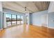 Bright living room featuring hardwood floors and city views at 563 Memorial Se Dr # 405, Atlanta, GA 30312