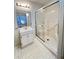 Bathroom with walk-in shower and updated vanity at 363 Seminole Ne Dr, Marietta, GA 30060