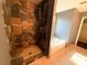 Bathroom with a large walk-in shower and a separate tub at 1760 Marceau Dr, Conley, GA 30288