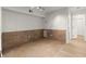 Finished basement featuring tiled flooring and neutral decor at 2042 Brian Way, Decatur, GA 30033