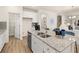 Spacious kitchen island with double sink and pantry at 3098 Steinbeck Way, East Point, GA 30344