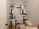 Bathroom with shower/tub combo, toilet, and a modern shower curtain at 208 Magnaview Dr, Mcdonough, GA 30253