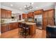 Open concept kitchen with island and stainless steel appliances at 2827 Overlook Ne Trce, Atlanta, GA 30324