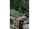 Scenic backyard water feature with natural stone and lush landscaping for relaxation at 923 Little Darby Ln, Suwanee, GA 30024
