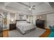 Spacious bedroom with hardwood floors, tray ceiling, and ample closet space at 107 Watson Se Cir, Atlanta, GA 30317