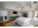 Main bedroom with hardwood floors, tray ceiling and large windows at 107 Watson Se Cir, Atlanta, GA 30317