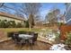 Brick patio with seating area, overlooking a grassy backyard at 107 Watson Se Cir, Atlanta, GA 30317