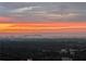 Stunning sunset view over cityscape and rolling hills at 1280 W Peachtree Nw St # 3902, Atlanta, GA 30309