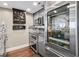 Modern kitchen with stainless steel appliances and granite countertops at 1280 W Peachtree Nw St # 3902, Atlanta, GA 30309