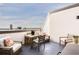 Urban oasis patio with seating and city views at 1280 W Peachtree Nw St # 3902, Atlanta, GA 30309