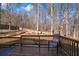 Wooded backyard with privacy fence at 753 Win West Xing, Auburn, GA 30011