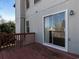 Deck with sliding glass door access at 826 Shore Drive, Lithonia, GA 30058