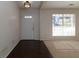 Entryway with hardwood floors and large window at 826 Shore Drive, Lithonia, GA 30058