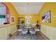 Dining room with decorative chandelier and natural light at 3529 Flowering Spgs, Powder Springs, GA 30127