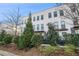 Modern white brick townhouses with landscaping at 860 Constellation Dr, Decatur, GA 30033