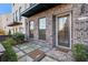 Townhouse entry with brick facade and stone walkway at 860 Constellation Dr, Decatur, GA 30033