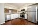 Efficient kitchen featuring stainless steel appliances at 3742 Jamestown Ct, Atlanta, GA 30340