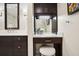 Elegant bathroom with marble vanity and built-in makeup area at 3630 Peachtree Ne Rd # 2304, Atlanta, GA 30326