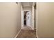 Clean hallway with carpeted floors and access to bedrooms at 600 Green Mountain Trl, College Park, GA 30349