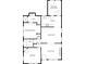 Floor plan showing a 2-bedroom, 1-bathroom layout at 1797 Hosea L Williams Se Dr, Atlanta, GA 30317