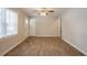 Spacious living room with ceiling fan and hardwood floors at 29 Oak Sw Dr, Atlanta, GA 30354