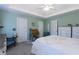 Spacious bedroom with ample natural light and built-in shelving at 399 Towler Dr, Loganville, GA 30052