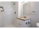 Updated bathroom with granite vanity and shower at 454 Oak Se Dr, Atlanta, GA 30354