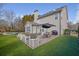 Large backyard with patio, artificial turf, and pool at 104 Johnston Farm Ln, Woodstock, GA 30188