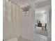 Bathroom with shower stall and view of bedroom at 104 Johnston Farm Ln, Woodstock, GA 30188