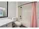 Bathroom with tub shower and vanity at 5641 Roswell Rd # 103, Atlanta, GA 30342