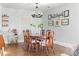 Elegant dining room with hardwood floors and a chandelier at 1618 Athens Sw Ave, Atlanta, GA 30310