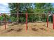 Community playground with multiple swings set amongst trees at 1618 Athens Sw Ave, Atlanta, GA 30310