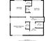 Three-story home floor plan, showcasing bedrooms, bathrooms, kitchen, living room, and Gathering room at 2725 Rainbow Forest Dr, Decatur, GA 30034