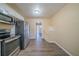 Eat-in kitchen with stainless steel appliances and granite countertops at 2725 Rainbow Forest Dr, Decatur, GA 30034