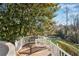 Deck with white railing offering scenic views at 60 Old Fuller Mill Ne Rd, Marietta, GA 30067