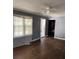 Living room with hardwood floors and fireplace at 678 Charlotte Nw Pl, Atlanta, GA 30318