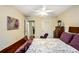 Bright bedroom with a queen-size bed and access to hallway at 3805 Dogwood Farm Rd, Decatur, GA 30034