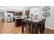 Kitchen features a dining area with hardwood floors at 930 White St, Atlanta, GA 30310