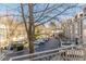 View of the community from a balcony, showing parking and building exteriors at 2454 Field Way, Brookhaven, GA 30319